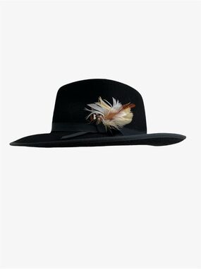 Wilfred Black Western Style Wool Felt Hat S/M